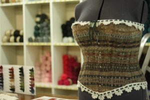 Stunning wool corset at Jamieson's