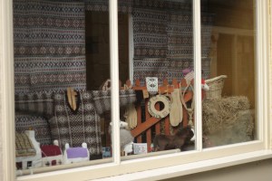 Another woolly window in Lerwick